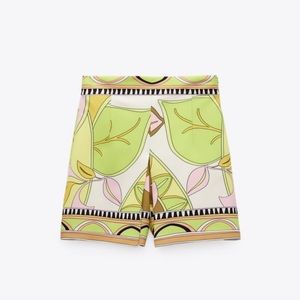 Zara Printed Skort